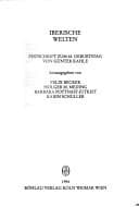 Iberische Welten: Festschrift zum 65. Geburtstag von Günter Kahle