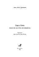 Corpo e forma: ensaios para uma crítica não-hermenêutica