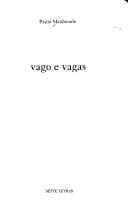 Vago e vagas