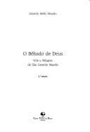 O bêbado de Deus: vida e milagres de São Gerardo Majella