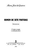 Homem de sete partidas: romance