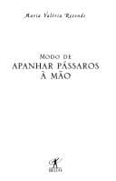 Modo de apanhar pássaros à mão