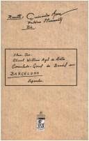 Cartas a William Agel de Mello