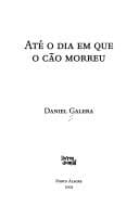 Até O Dia Em Que O Cão Morreu