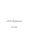Carta do pássaro