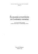 Economie et territoire en Lusitanie romaine