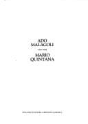 Ado Malagoli, pinturas, Mario Quintana, poemas: edição comemorativa dos 80 anos do pintor e do poeta