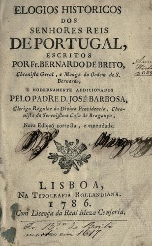 Elogios historicos dos senhores reis de Portugal