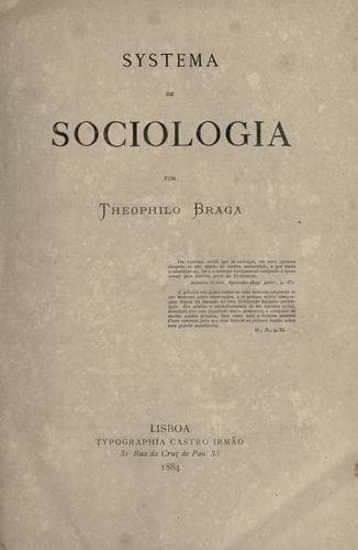 Systema de sociologia