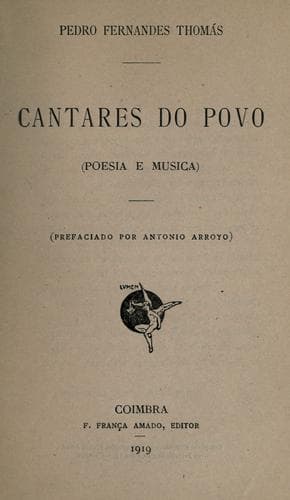 Cantares do povo (poesia e musica)