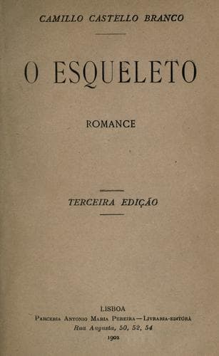 O esqueleto: romance