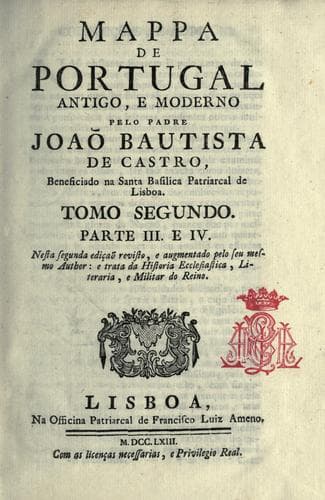 Mappa de Portugal, antigo e moderno