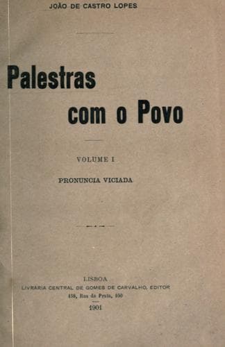 Palestras com o povo