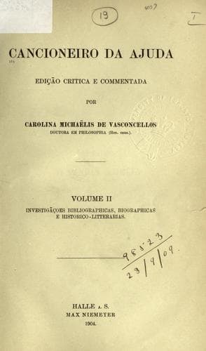 Cancioneiro da Ajuda.