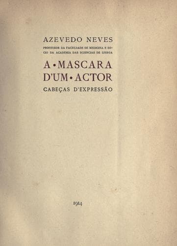 mascara d'um actor: cabeças d'expressão