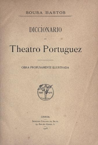 Diccionario do theatro portuguez.