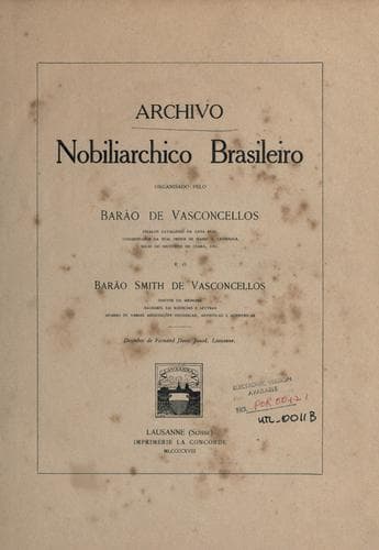 Archivo nobiliarchico brasileiro