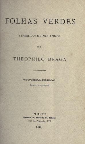 Folhas verdes: versos dos quinze annos