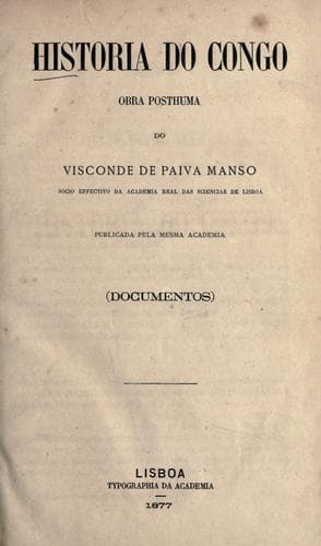 Historia do Congo: documento