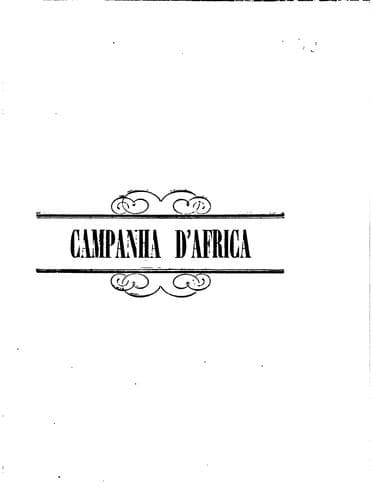 Apontamentos para a historia da campanha d'Africa