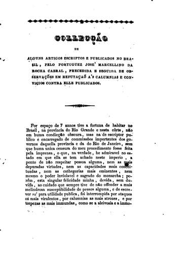 Collecção de alguns artigos escriptos e publicados no Brasil
