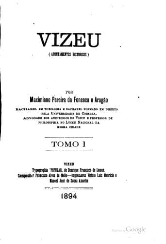 Vizeu: apontamentos históricos