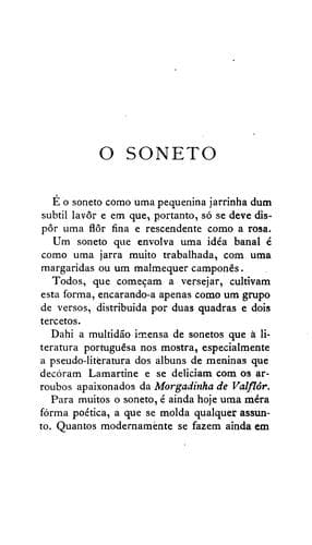 Os melhores sonetos da lingua portuguêsa desde Sá de Miranda