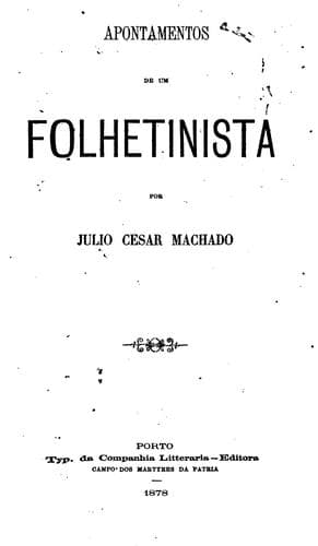 Apontamentos de um folhetinista