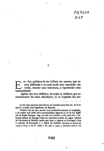 A primeira edição dos Lusiadas