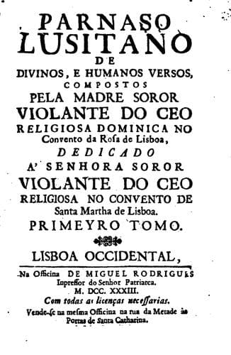 Parnaso lusitano de divinos: e humanos versos