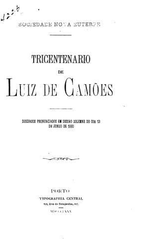 Tricentenario de Luiz de Camões
