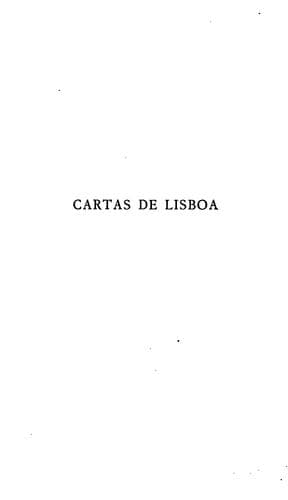 Cartas de Lisboa.
