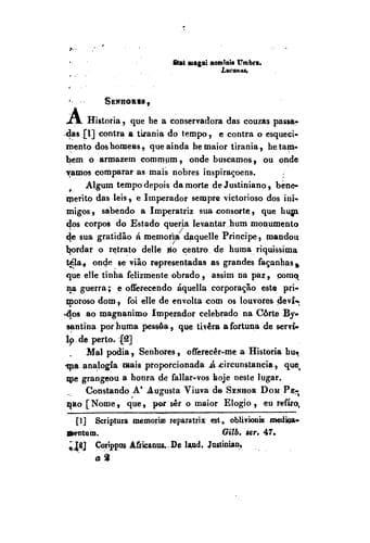 Elogio historico de Sua Magestade Imperial o senhor d. Pedro: duque de Bragança, pronunciado na Academia real das sciencias de Lisboa, em sessão ordinaria de 13 de julho de 1836