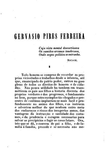 Biographia de Gervasio Pires Ferreira