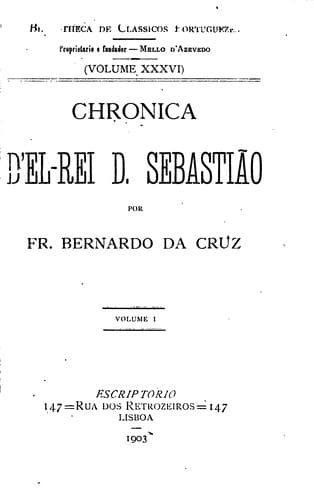 Chronica d'el-rei D. Sebastião