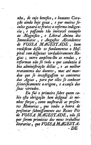 Memorias dos annos de 1775 a 1780 para servirem de historia a' analysi, e virtudes das agoas thermaes da villa das Caldas da Rainha ...