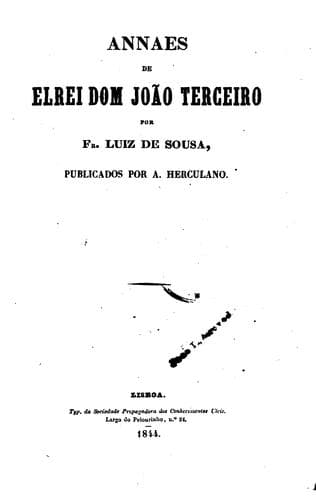 Annaes de elrei Dom João Terceiro