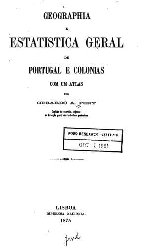 Geographia e estatistica geral de Portugal e colonias: com um atlas
