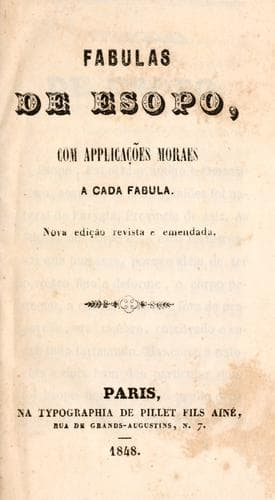 Fabulas de Esopo: com applica©ʻc©Þoes moraes a cada fabul