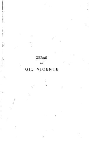 Obras de Gil Vicente, com revisão