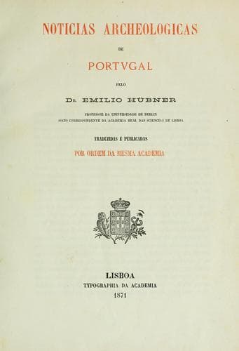 Noticias archeologicas de Portugal