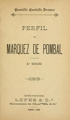 Perfil do marquês de Pombal