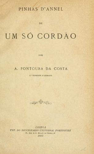 Pinhas d'annel de um só cordão