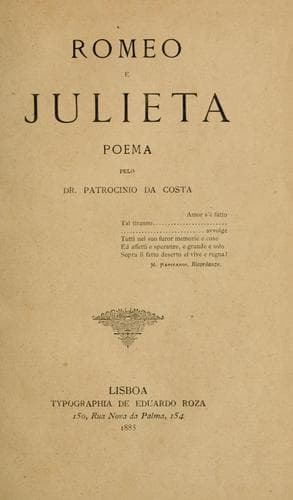 Romeo e Julieta: poema
