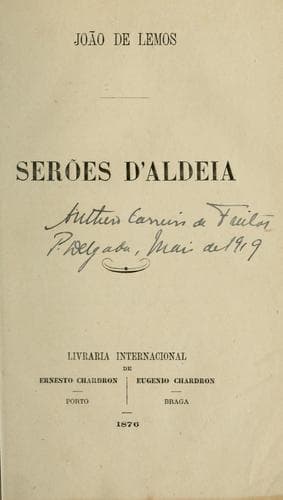 Serões d'aldeia