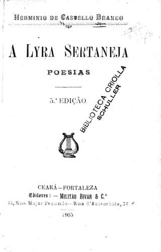 A lyra sertaneja: poesias