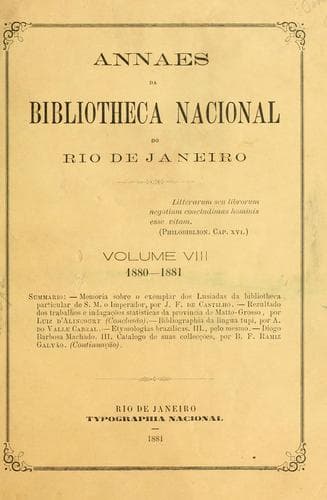 Bibliographia das obras tanto impressas como manuscriptas, relativas á lingua tupi ou guarani tambem chamada lingua geral do Brazil