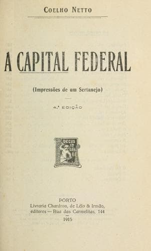 capital federal: (impressões de um sertanejo)