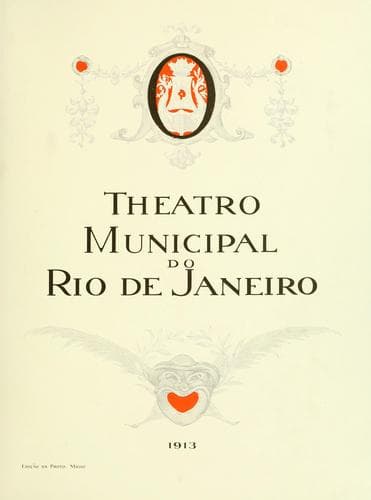 Theatro Municipal do Rio de Janeiro.