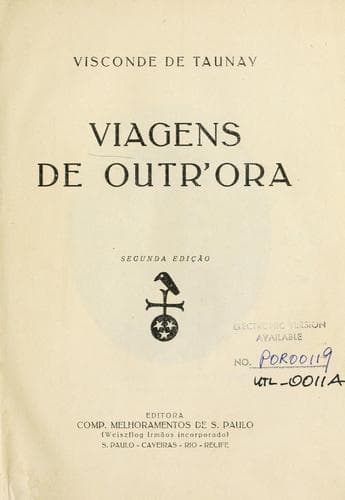 Viagens de outr'ora